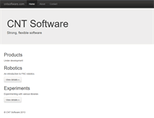 Tablet Screenshot of cntsoftware.com